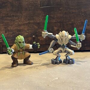 Star Wars Kit Fisto & General Grievous Galactic Heroes Set 2009
